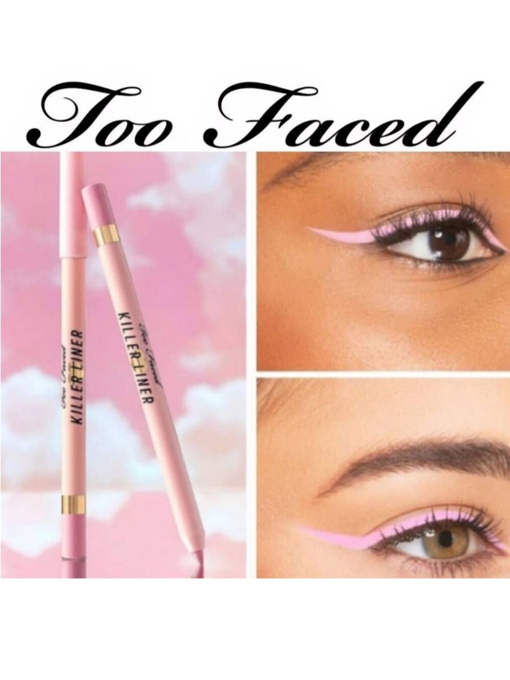 Too Faced Waterproof Gel Killer Liner 36-Hour Precision Eyeliner - Killer Pink